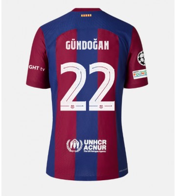 Maillot de foot Barcelona Ilkay Gundogan #22 Domicile 2023-24 Manches Courte